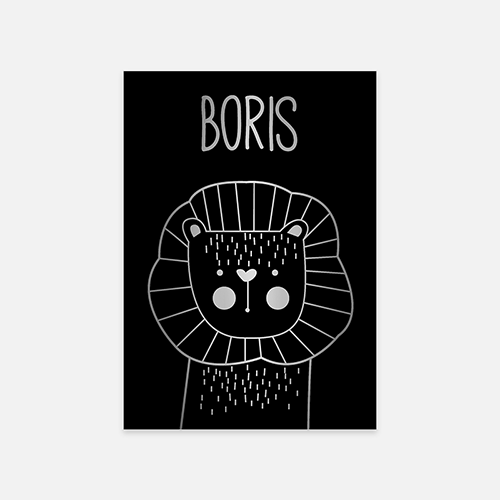 Lortye Geboortjekaartje 040a Boris